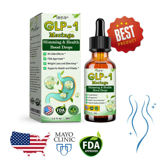 HHVB® GLP-1 Slimming & Health Boost Drops | Spalovač tuků potravinářské kvality (Vyvinuto společností The Obesity Society)