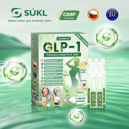 🌿 Oficiální obchod ČR | BuildLeaf® GLP-1 8-v-1 Fit & Vital Řešení (Jednou denně, viditelné změny za 7 dní) ✅ Obezita, kardiovaskulární zdraví, cukrovka, spánková apnoe, zdraví střev, problémy se klouby a další.