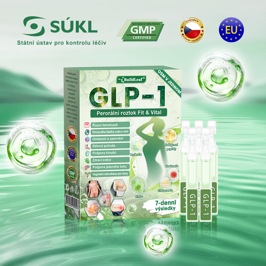 🌿 Oficiální obchod ČR | BuildLeaf® GLP-1 8-v-1 Fit & Vital Řešení (Jednou denně, viditelné změny za 7 dní) ✅ Obezita, kardiovaskulární zdraví, cukrovka, spánková apnoe, zdraví střev, problémy se klouby a další.