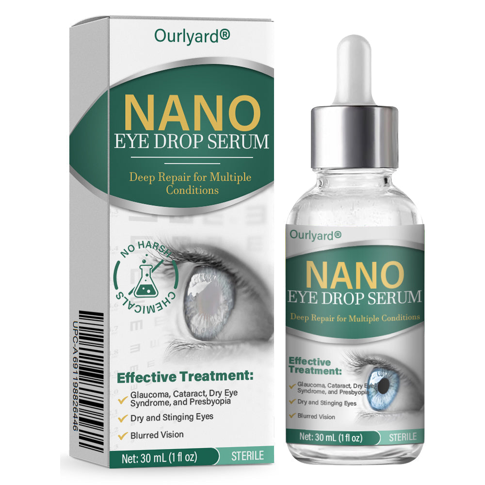 👩‍⚕️Oční kapky Ourlyard® Nano, sérum ✅Schváleno FDA (vhodné pro presbyopii, syndrom suchého oka, glaukom a kataraktu) 👀