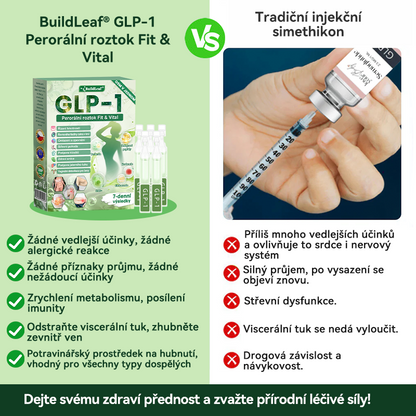 🌿 Oficiální obchod ČR | BuildLeaf® GLP-1 8-v-1 Fit & Vital Řešení (Jednou denně, viditelné změny za 7 dní) ✅ Obezita, kardiovaskulární zdraví, cukrovka, spánková apnoe, zdraví střev, problémy se klouby a další.